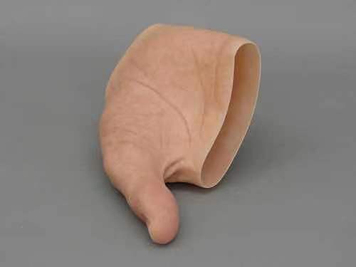 إصبع سيليكون واقعي مخصص بتصميم شبه داعم