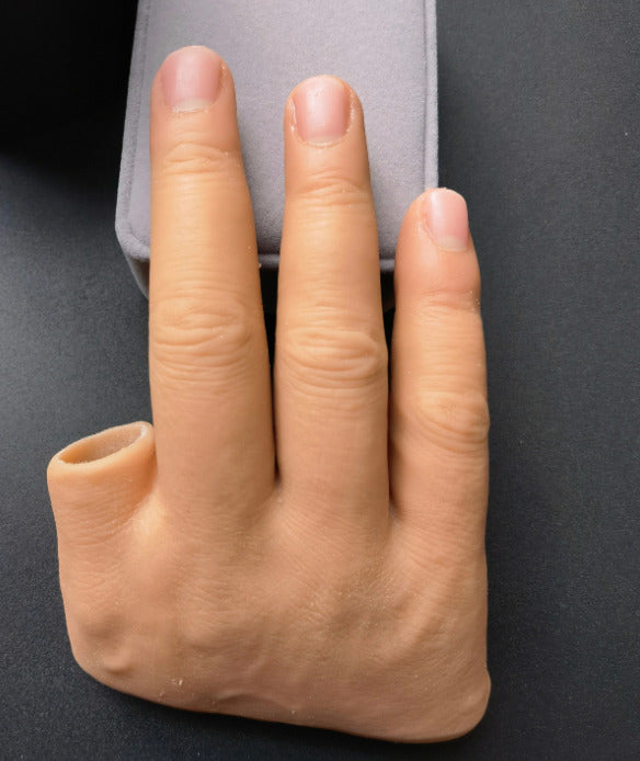Custom Realistic Silicone Finger with Semi-Support Design